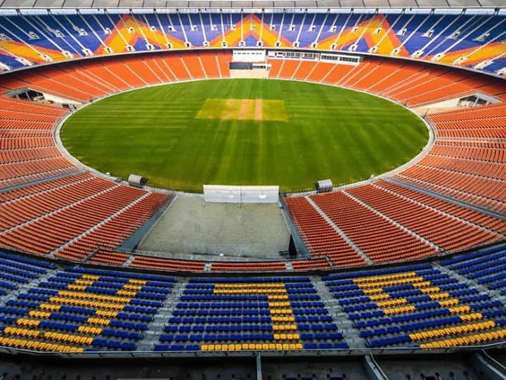 Narendra Modi Stadium Ahmedabad largest Cricket Stadium in World Name Facilities History IND vs NZ 3rd T20I IND vs NZ: नरेंद्र मोदी के नाम पर क्यों रखा गया अहमदाबाद में बना दुनिया का सबसे बड़ा क्रिकेट स्टेडियम, जानिए इसकी सभी खासियतें