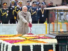 Martyrs Day 2023:राष्ट्रपति द्रौपदी मुर्मू, पीएम मोदी समेत इन नेताओं ने राजघाट पर महात्मा गांधी को दी श्रद्धांजलि, देखें तस्वीरें