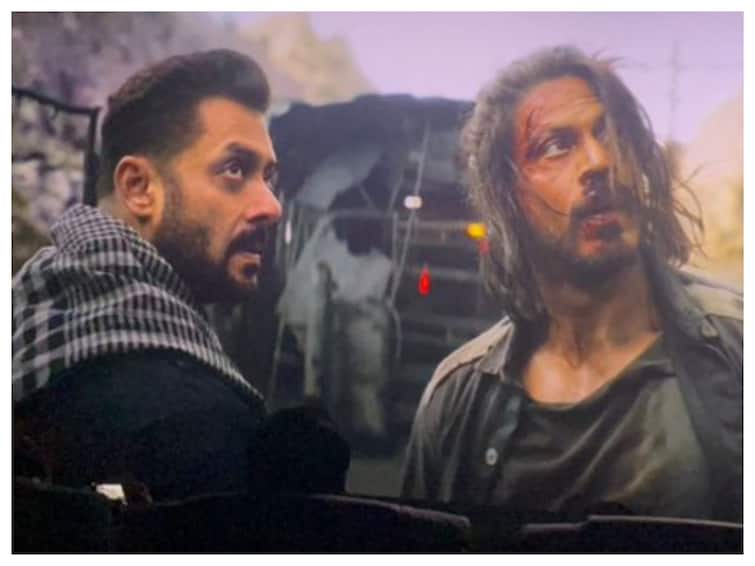 Fans Burst Firecrackers In Theatres During Salman Khan And Shah Rukh Khan's Scene In Pathaan, Watc Fans Burst Firecrackers In Theatres During Salman Khan And Shah Rukh Khan's Scene In Pathaan, Watch