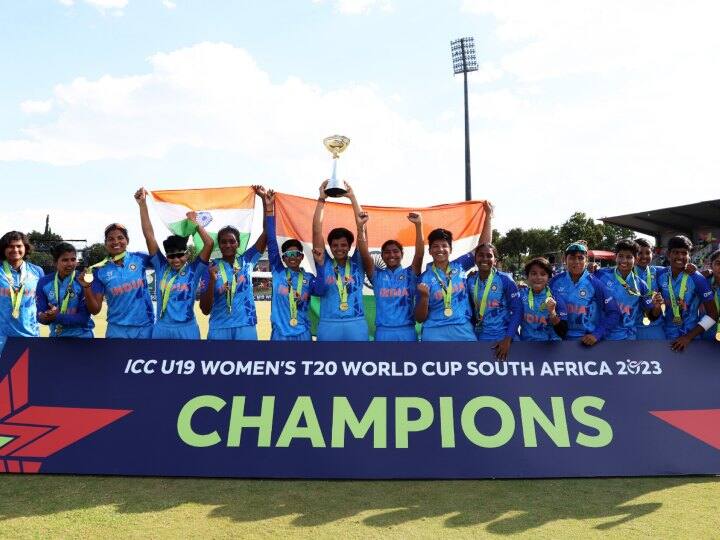 ICC Women's U19 T20 World Cup Team of Tournament announced Shweta Sehrawat Shafali Verma Parshavi Chopra in list know all details ICC ने 'U19 वीमेन्स T20 वर्ल्ड कप टीम ऑफ द टूर्नामेंट' का किया ऐलान, तीन भारतीय खिलाड़ियों को मिली जगह