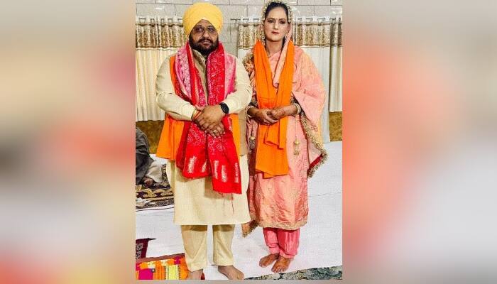 Firozpur AAP MLA Ranbir Bhullar marriage with Dr Amandeep Gosal at Sangrur Punjab News : AAP ਵਿਧਾਇਕ ਰਣਬੀਰ ਭੁੱਲਰ ਨੇ ਕਰਵਾਇਆ ਦੂਜਾ ਵਿਆਹ ,ਸੰਗਰੂਰ ਵਿਖੇ ਕਰਵਾਏ ਆਨੰਦ ਕਾਰਜ