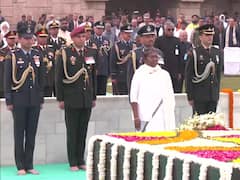 Mahatma Gandhi Death Anniversary: President Murmu, VP Dhankhar, PM Modi, Others Pay Tributes At Raj Ghat  — PICS