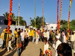 Killari Khandoba Yatra : किल्लारी इथल्या श्री खंडोबाच्या यात्रेची सांगता, छबिना मिरवणुकीत मानाच्या काठ्या सहभागी