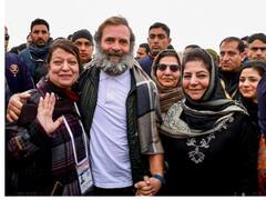 यात्रा में दिया साथ, क्या चुनाव में भी मिलाएंगे हाथ, कश्मीर में कांग्रेस, PDP और नेशनल कॉन्फ्रेंस का रुख क्या होगा?