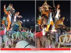 बग्गी पर चढ़ दूल्हे के दोस्तों ने किया धमाकेदार डांस, वीडियो ने मचाया तहलका