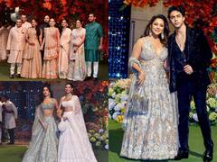 Radhika Anant Engagement: जाह्नवी कपूर से आर्यन खान तक, देखिए- राधिका मर्चेंट और अनंत अंबानी की सगाई में किसने क्या पहना