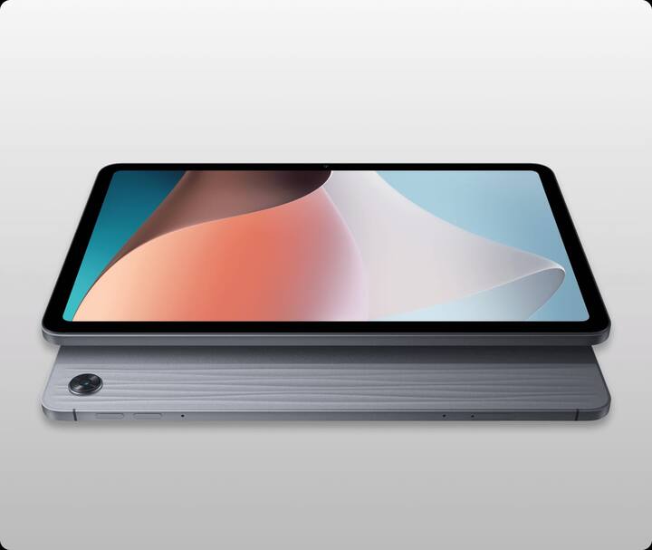 Oppo Pad Air : स्नैपड्रैगन 680 SoC पर संचालित, ओप्पो पैड एयर 16,999 रुपये की शुरुआती कीमत के साथ आने वाला एक 4G टैबलेट है. टैबलेट में 10.36 इंच की बड़ी टच स्क्रीन, पीछे की तरफ सिंगल कैमरा के साथ डुअल-टोन फिनिश दी गई है. टैबलेट 128GB तक की इंटरनल स्टोरेज और डॉल्बी एटमॉस के साथ आता है.
