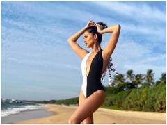 Tara Sutaria ने ब्लैक एंड व्हाइट मोनोकिनी में फ्लॉन्ट की कर्वी फिगर, एक्ट्रेस की दिलकश अदाओं ने इंटरनेट पर लगाई आग