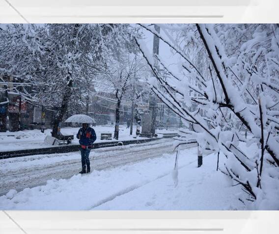 जम्मू-काश्मीरसह हिमाचल प्रदेशात बर्फवृष्टी