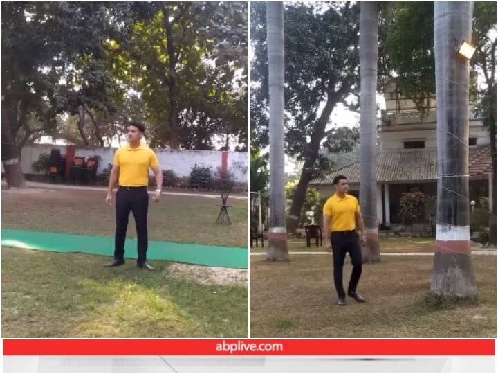 Video: रील्स बनाते नजर आए मिर्जापुर के SP संतोष मिश्र, यूजर्स को पसंद आया अंदाज A video of Mirzapur SP Santosh Mishra is becoming viral on social media Video: रील्स बनाते नजर आए मिर्जापुर के SP संतोष मिश्र, यूजर्स को पसंद आया अंदाज