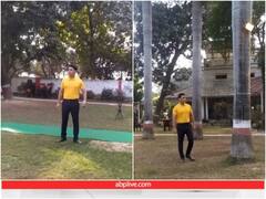 रील्स बनाते नजर आए मिर्जापुर के SP संतोष मिश्र, यूजर्स को पसंद आया अंदाज