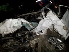 Palghar Accident: पालघरमध्ये भीषण अपघात, भरधाव कारची बसला मागून धडक, गाड्यांचा चक्काचूर, चौघे जागीच ठार