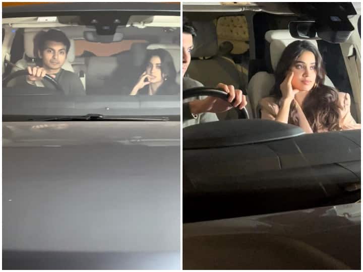 Jhanvi Kapoor spotted with Shikhar at Karan Johar’s party, the actress smiled at the paparazzi Jhanvi Kapoor spotted with Shikhar at Karan Johar’s party, the actress smiled at the paparazzi