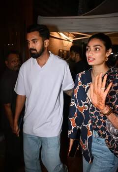 PICS: જીન્સ-શર્ટમાં જોવા મળી આથિયા શેટ્ટી, પતિ કેએલ રાહુલ સાથે આપ્યા રોમેન્ટિક પોઝ