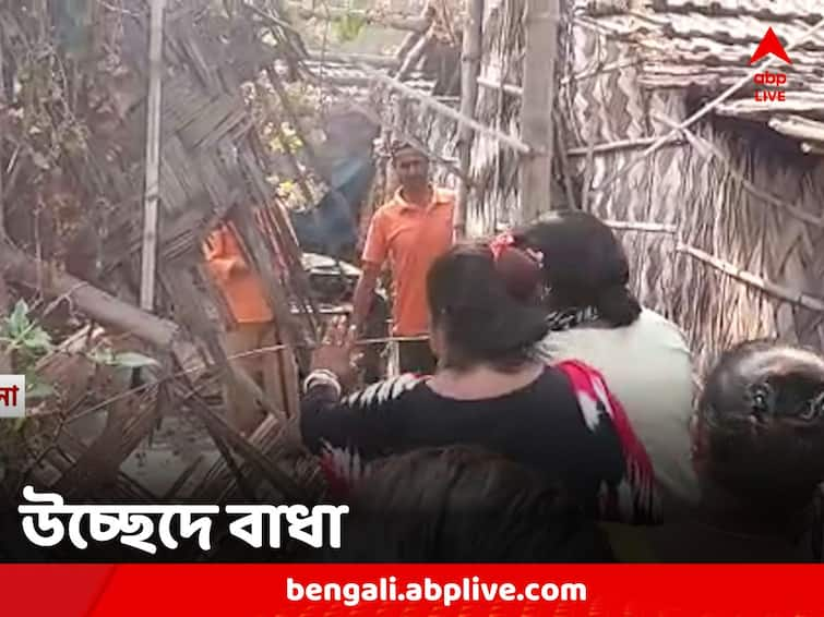 North 24 Parganas Dakshineshwar eviction Complaints of encroachment of abandoned railway quarters North 24 Parganas: রেলের পরিত্যক্ত কোয়ার্টার জবরদখলের অভিযোগ, উচ্ছেদ ঘিরে উত্তেজনা দক্ষিণেশ্বরে