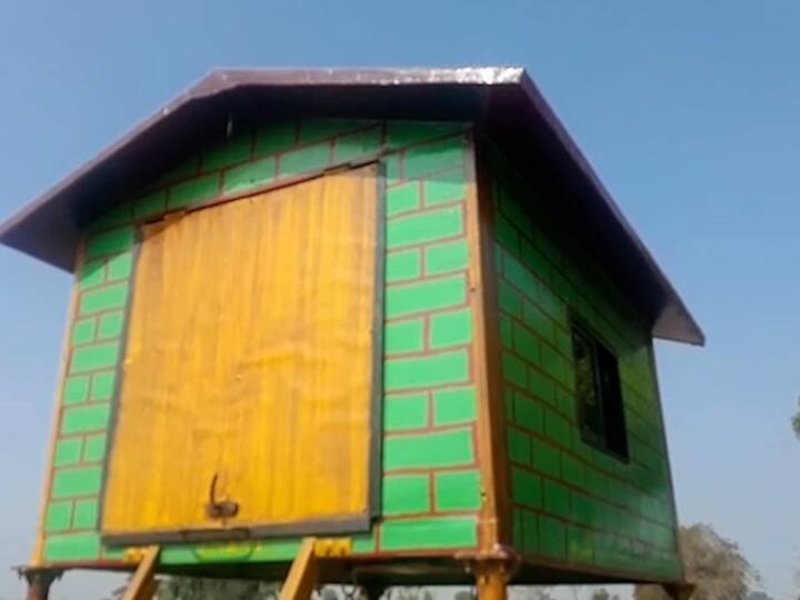 शेतात सुरक्षा करण्यासाठी बांधण्यात येणारं मचाण देखील इतकं आलिशान राहू शकतं  याची कल्पना देखील करवत नाही. पण वर्ध्याच्या ग्रामीण भागात कासरखेडा या गावात शेतकऱ्याच्या मुलाने भन्नाट डोकं चालवून उंचावर आलिशान मचाण उभं केले आहे.