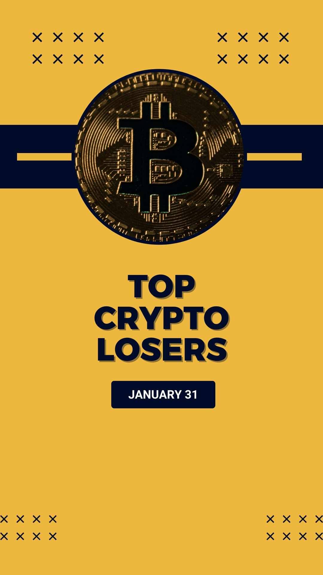 Top Crypto Losers Today