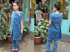 Uorfi Javed New Outfit: उर्फी का आउटफिट हुआ खराब तो जल्दबाजी में पहना ऐसा कपड़ा कि मुड़-मुड़कर देखने लगे लोग