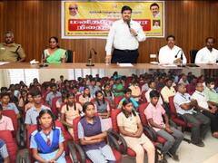 சரியான பாதையில் நாம் செல்லும் பொழுது யாருக்கும் பயப்பட தேவையில்லை - கரூர் ஆட்சியர்