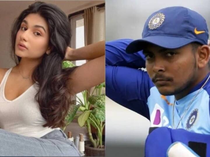 Prithvi Shaw Breakup with second girlfriend Nidhi Tapadia here know the complete news Prithvi Shaw Breakup: न्यूजीलैंड के खिलाफ तीसरे टी20 से पहले टूटा पृथ्वी शॉ का दिल! गर्लफ्रेंड से हुआ ब्रेकअप