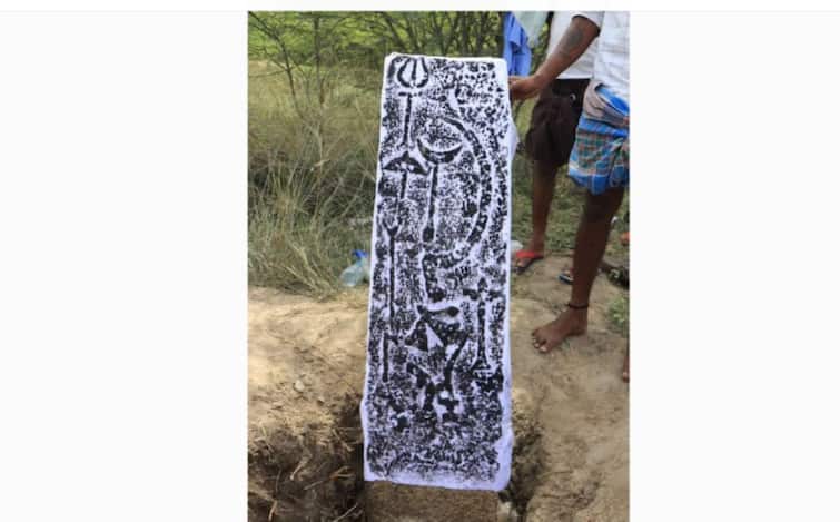 10th century merchant inscription found in Pudukottai district TNN புதுக்கோட்டை மாவட்டத்தில் 10-ம் நூற்றாண்டு வணிகக்குழு கல்வெட்டு கண்டெடுப்பு