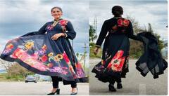 Sapna Choudhary : ਕਾਲੇ ਸੂਟ 'ਚ ਹਰਿਆਣਵੀ ਡਾਂਸਰ ਸਪਨਾ ਚੌਧਰੀ ਨੇ ਢਾਹਿਆ ਕਹਿਰ , ਹਵਾ 'ਚ ਉੱਡਦਾ ਦੁਪੱਟਾ ਲੈ ਗਿਆ ਫੈਨਜ਼ ਦਾ ਦਿਲ !