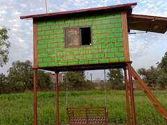 Wardha News: वर्ध्याच्या कासरखेडामध्ये शेतकऱ्याच्या मुलाने बनवलं हायटेक मचाण