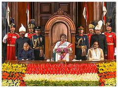 President Murmu Makes Her First Address In Parliament As Budget Session Kicks Off. In Pics