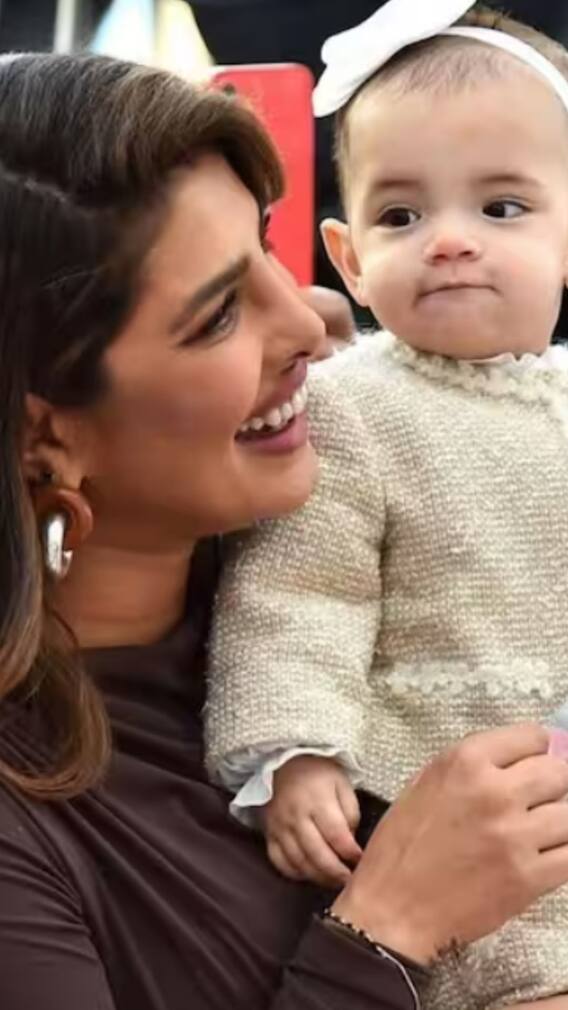 प्रियांका चोप्राच्या मुलीच्या फोटोंवर नेटकरी फिदा