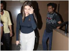 Pathaan का दीदार करने थिएटर पहुंचीं Tara Sutaria, ब्लैक टॉप और खुले बाल से मचाया बवाल