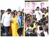 Yuva Galam Padayatra: TDP National Secretary Nara Lokesh Interacts With Farmers - PICS