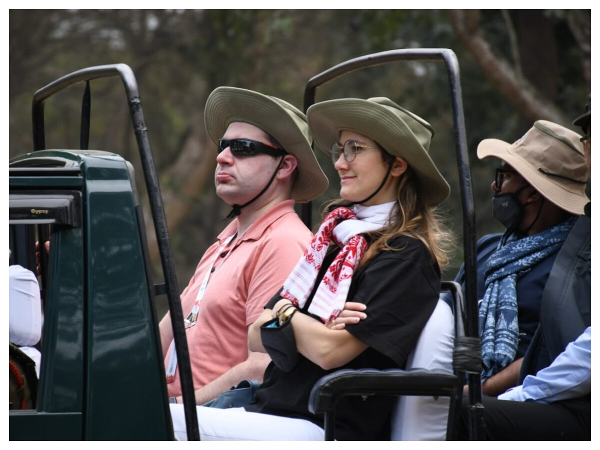 Ahead Of First G20 Meeting In Guwahati, Delegation Visits Kaziranga National Park In Assam