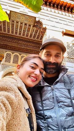 Nazriya-Fahadh : 'காதல் என்னுள்ளே வந்த நேரம் அறியாமல்..' நஸ்ரியா-ஃபகத்தின் க்யூட் போட்டோஸ்!