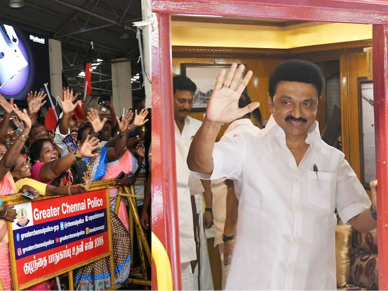IN PICS: Stalin Leaves By Train To Vellore For Administrative Works Under 'Chief Minister In Field Study' Scheme