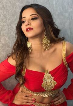 In Pics: मोनालिसाचा बेहद खास अंदाज, चाहते म्हणतात, ही तर लालपरी!