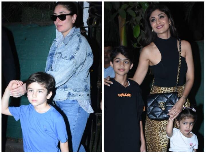 Celeb With Kids At Karan Johar Children Bday Bash: करण जौहर ने बच्चों के बर्थडे पर शानदार पार्टी होस्ट की, जिसमें बॉलीवुड के लगभग तमाम दिग्गज सितारे शामिल हुए. सभी सितारों की तस्वीरें सामने आई हैं.