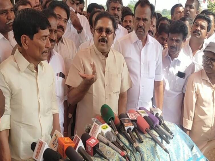 AMMK Leader TTV Dinakaran talk about pen issues for former chief minister karunanithi TTV Dinakaran: 