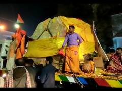नेपाल से गोरखनाथ मंदिर पहुंचा शालिग्राम देवशिला रथ, पूजन-अर्चन के बाद अयोध्या रवाना