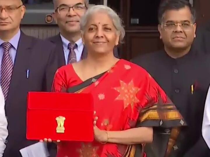 On Tuesday, Nirmala Sitharaman tabled the Economic Survey in Parliament. India's economy is projected to slow down to 6-6.8 per cent in the fiscal year starting April. (Source: ANI)