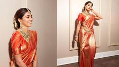 Pooja Hedge: ਰਵਾਇਤੀ ਲੁੱਕ ਨੂੰ ਅਪਣਾਉਂਦੇ ਹੋਏ ਪੂਜਾ ਹੇਗੜੇ ਸਾੜ੍ਹੀ ਪਹਿਨੇ ਆਈ ਨਜ਼ਰ, ਖੂਬਸੂਰਤੀ ਤੋਂ ਪ੍ਰਭਾਵਿਤ ਹੋਏ ਪ੍ਰਸ਼ੰਸਕ