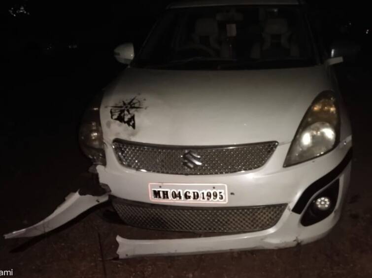 Beed Accident News car and two wheeler accident Majalgaon three dead Beed : माजलगावात कारची भीषण धडक, अपघातात दुचाकीवरील तिघांचा मृत्यू