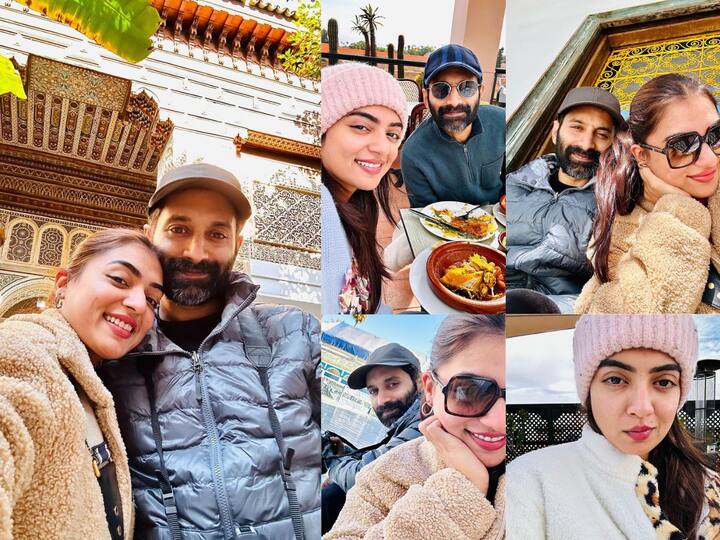 Nazriya-Fahadh : நடிகை நஸ்ரியா தனது கணவர் ஃபகத் ஃபாசிலுடன் எடுத்துக்கொண்ட க்யூட்டான புகைப்படங்கள் சிலவற்றை தனது இன்ஸ்டா பக்கத்தில் பகிர்ந்துள்ளார். இவை வைரலாகி வருகின்றன.