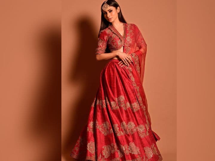 Mouni Roy Lehenga: एक्ट्रेस मौनी रॉय अपनी हर एक अदा से लोगों को अपना दीवानी बना लेती हैं. हाल ही में अभिनेत्री ने चैरी रेड कलर का लहंगा पहनकर अपनी खूबसूरत तस्वीरें शेयर की हैं.