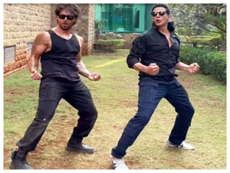 Tiger Shroff And Akshay Kumar Dance To Main Khiladi From Selfiee. Watch Video Tiger Shroff And Akshay Kumar Dance To Main Khiladi From Selfiee. Watch Video