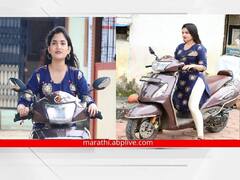 In Pics: बुरुम, बुरुम...! शालू थाटात गाडीवर निघाली; म्हणतेय, 'आम्ही मराठी असतोच सुंदर!'