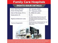 Family Care Hospital Limited Rs 4892 Lakhs Rights Issue Subscription Close On February 7, 2023