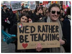 UK Sees Biggest Strike In Years As Several Workers Walk Off Jobs Over Pay & Working Conditions. In Pics