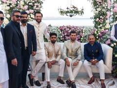 Photos: शाहीन अफरीदी की शादी में पहुंचे पाकिस्तान क्रिकेट टीम के कई खिलाड़ी, देखें निकाह की तस्वीरें