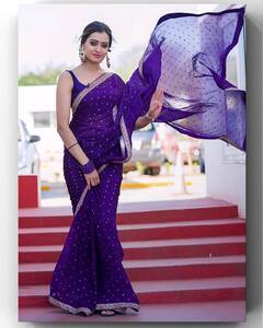 Anchor Sowmya Rao: బ్లూ శారీలో యాంకర్ సౌమ్య స్టన్నింగ్ లుక్స్