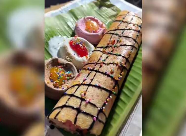 ice cream dosa latest weird food combination viral on internetral Viral Video: ਕੀ ਤੁਸੀਂ ਕਦੇ 'ਆਈਸਕ੍ਰੀਮ ਡੋਸਾ' ਖਾਧਾ ਹੈ? ਇਸ ਵਾਇਰਲ ਵੀਡੀਓ ਨੇ ਇੰਟਰਨੈੱਟ 'ਤੇ ਮਚਾਈ ਦਹਿਸ਼ਤ, ਇੱਥੇ ਦੇਖੋ